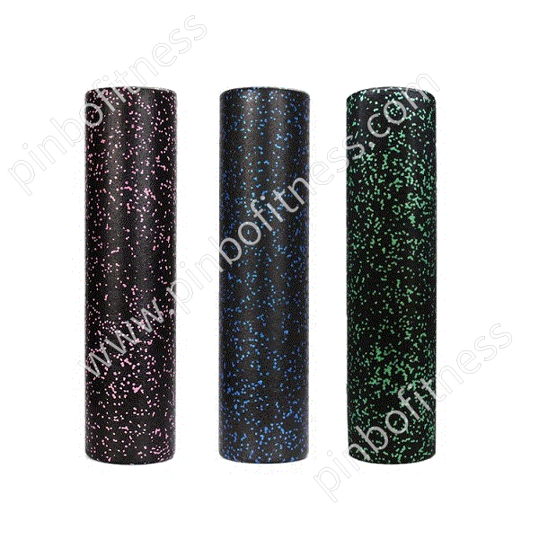 YP-R009 Solid EPP Yoga Roller (Black+Color dots)