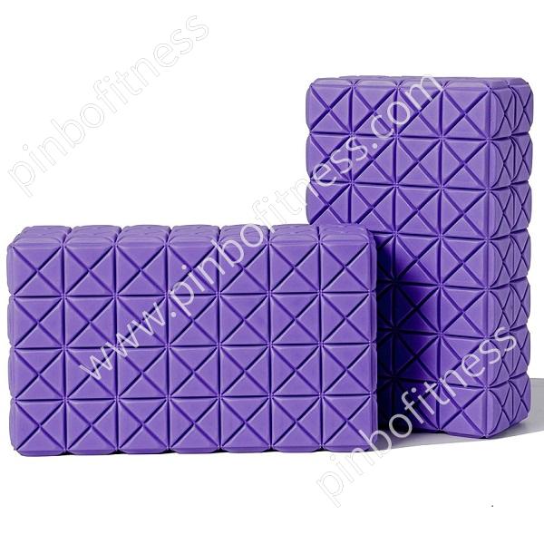 YP-A009 EVA Yoga Block with Diamond Pattern 