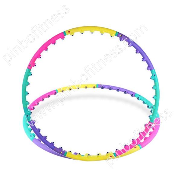 FA-C053  Detachable Plastic Hula Hoop with Massage Points