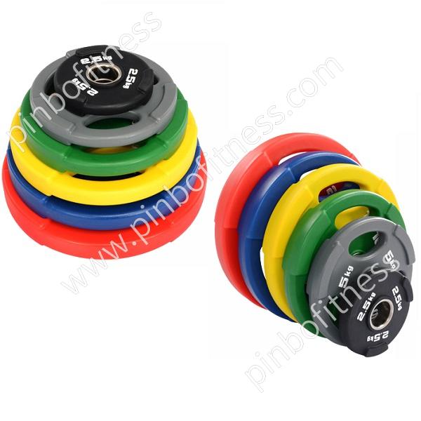 FW-P003 3-Grip Urethane Olympic Plate 