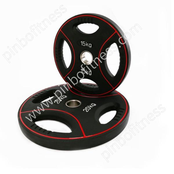 FW-P008 4-grips TPU Olympic Weight Plate