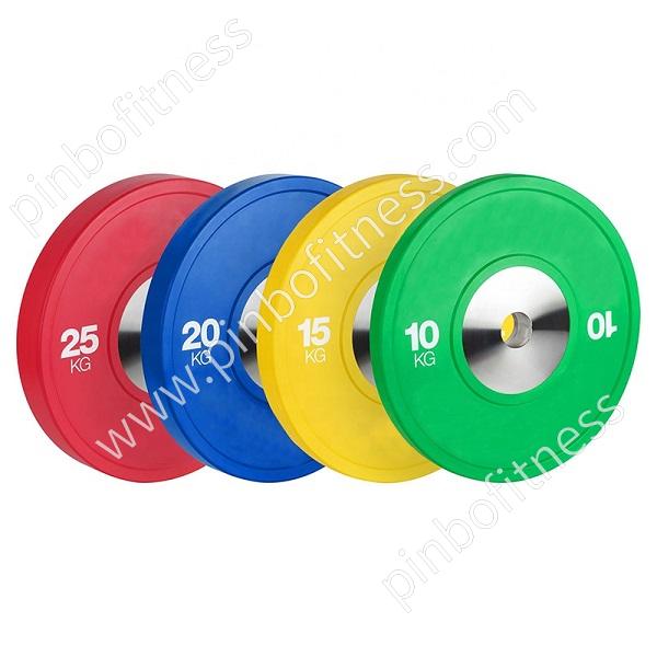 FW-P010 Black/Color Competition Bumper Plate