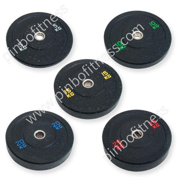 FW-P013 Black+Color Dots Hi-Temp Bumper Plate