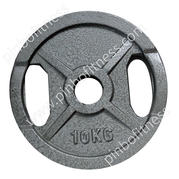 FW-P039 Black/Grey Cast Iron Olympic Weight Plate