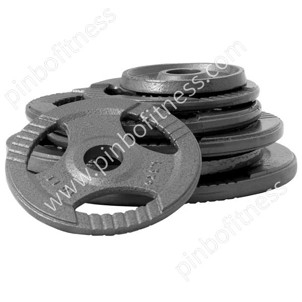 FW-P041 Black/Grey Cast Iron Weight Plate