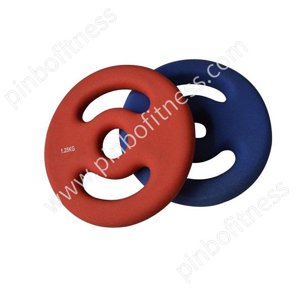 FW-P048 Vinyl / Neoprene 2-Grip Weight Plate