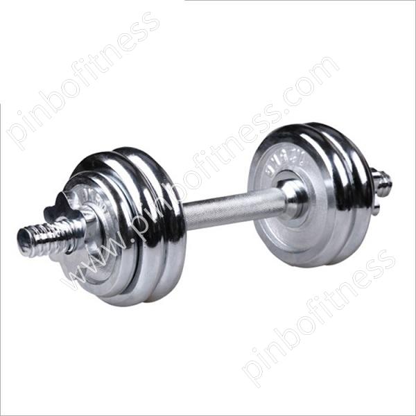 FW-D041 Chrome Dumbbell Set 