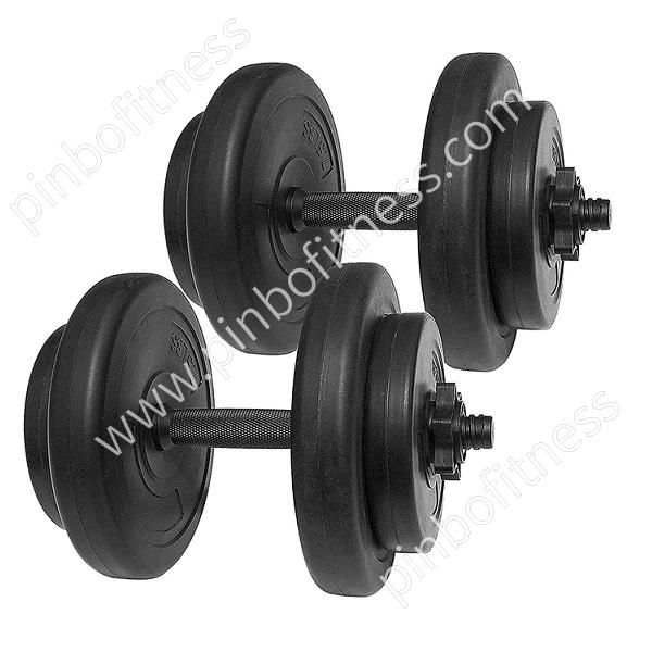 FW-D042 Plastic Cement-Filled Dumbbell Set