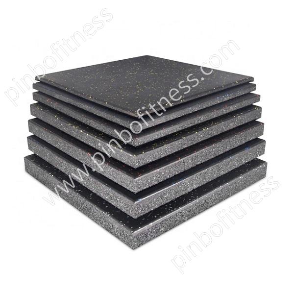 GF-M007 Gym Flooring-Rubber Square Tile